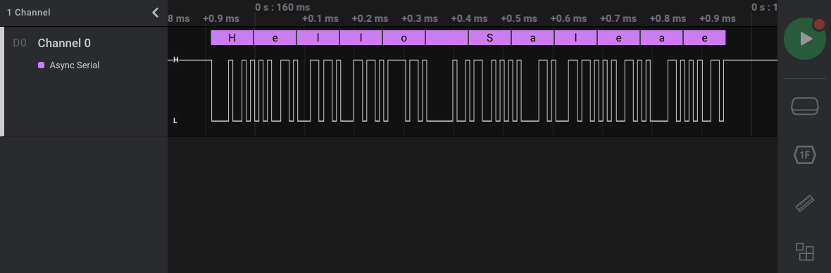 Async Serial Decoding in the Logic 2 Software
